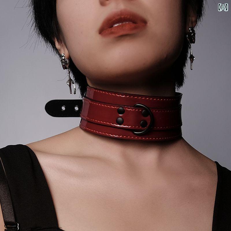 乐天商城 - チョーカー レディース ネックレス アクセサリー パンク ロック セクシー リボン y2k レッド ピンク