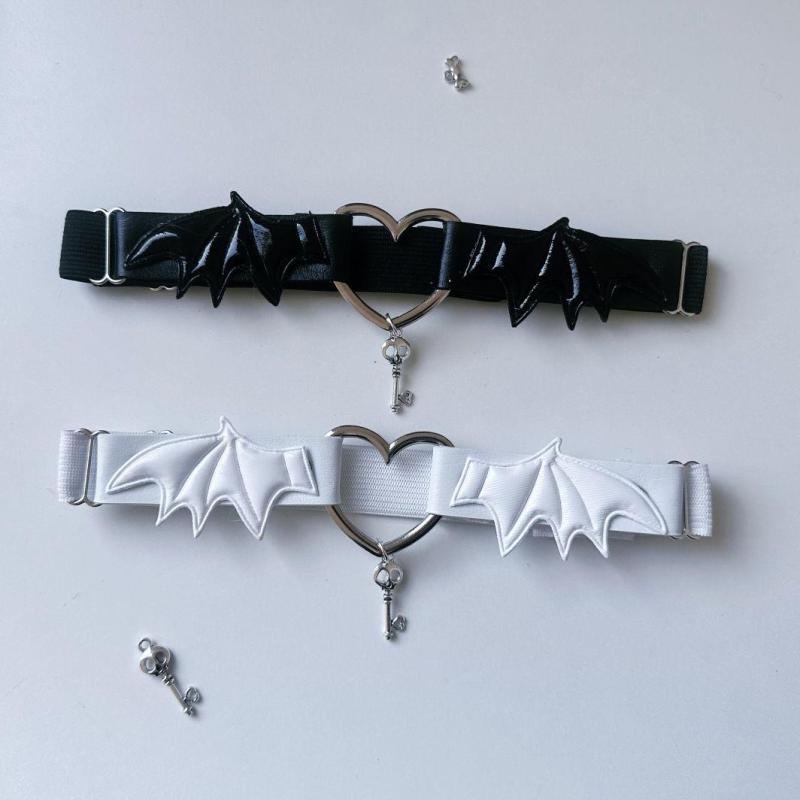 ガーターリング レッグベルト 太もも アクセサリー チョーカー y2k サブカル ゴスロリ ロリータ パンク..