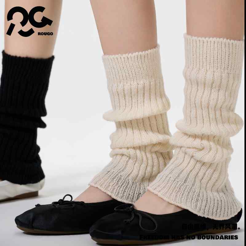 レッグカバー レディース ソックス 春秋冬 Y2K サブカル かわいい レッグウォーマー パイルソックス ニットソックス 暖かい レース ショート丈 ブラック グレー ホワイト