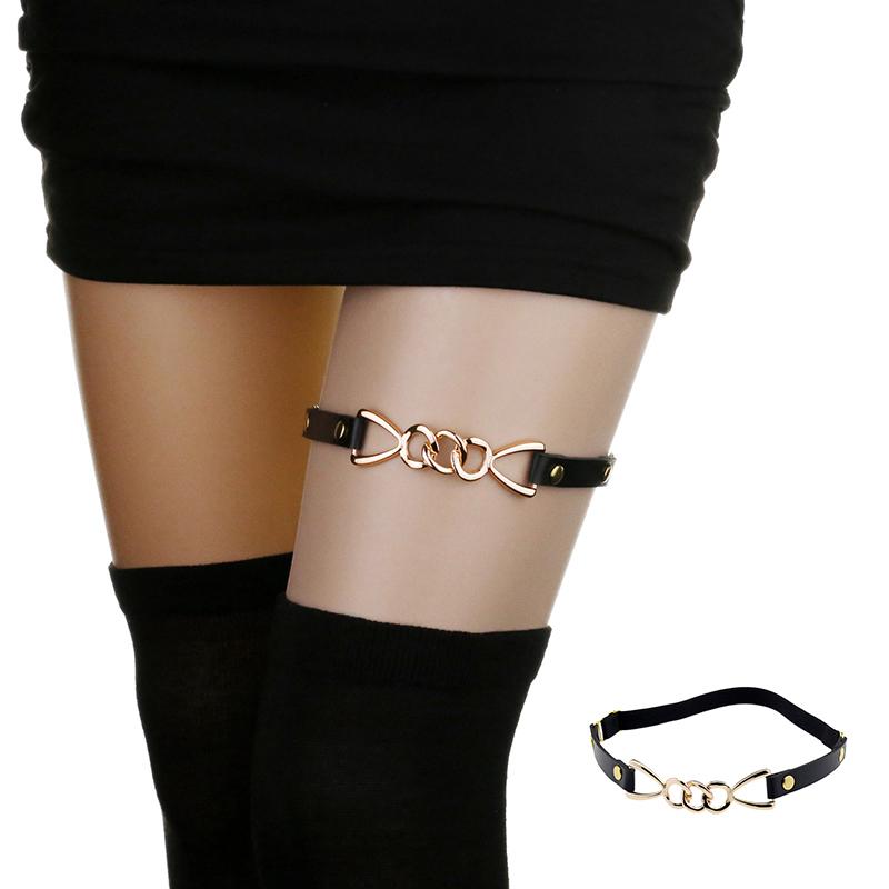 ガーターリング レッグベルト レッグリング 太もも アクセサリー y2k サブカル ゴスロリ パンク レザー..