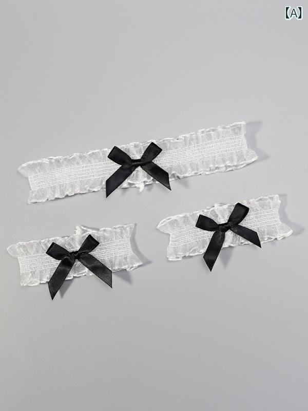 ガーターリング レッグベルト レッグリング 太もも アクセサリー ブレスレット y2k サブカル ゴスロリ ..