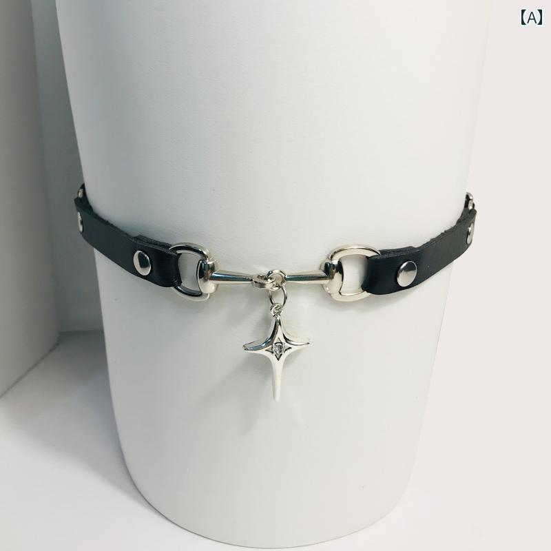 ガーターリング レッグベルト レッグリング 太もも アクセサリー y2k サブカル ゴスロリ パンク シンプ..