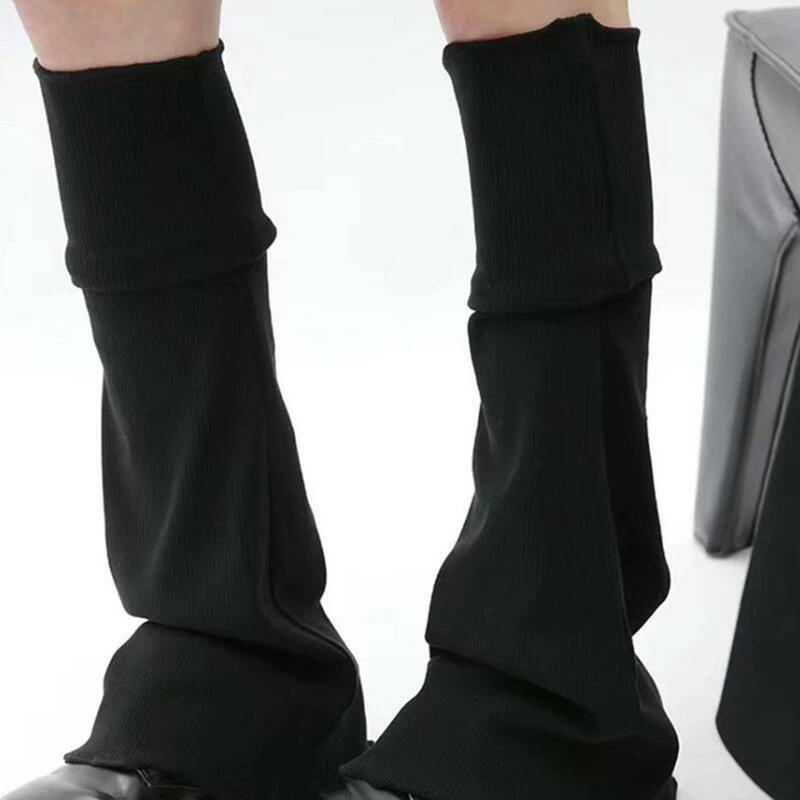 レッグカバー レディース ソックス Y2K サブカル レッグウォーマー ミドル JK スイート クール グレー ブラック