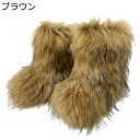 ウィンターブーツ タヌキの毛皮模様 冬用 雪対策 レディース メンズ 防寒 y2k 柔らか 耐磨耗 室内室外 ミドル丈 レジャー モコモコ ふわふわ あったか ...