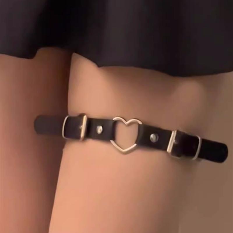 ガーターリング レッグベルト レッグリング 太もも アクセサリー チョーカー レディース y2k サブカル ..