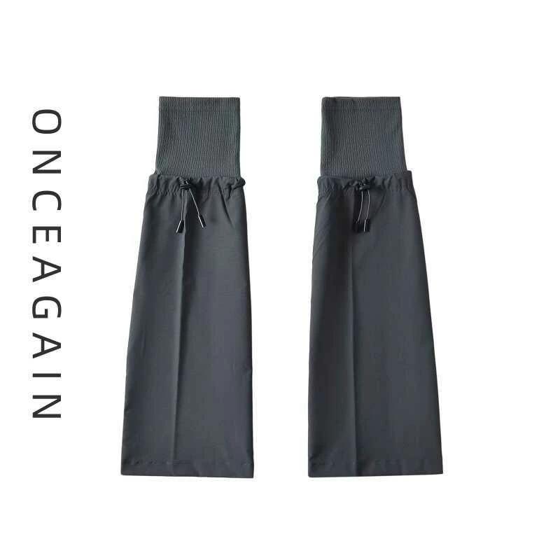 レッグカバー レディース ソックス ニット レッグウォーマー 靴下 Y2K 平成レトロ かわいい ブラック グレー