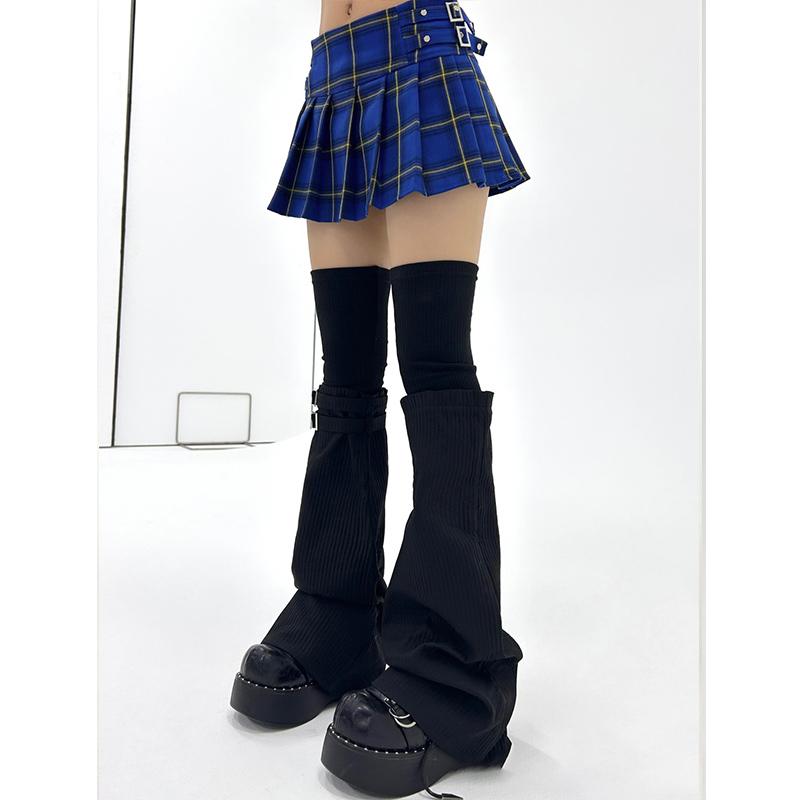 レッグカバー レディース ソックス Y2K サブカル かわいい ガーリー レッグウォーマー パイルソックス オーバーニーソックス ロング丈 ブラック ホワイト グレー