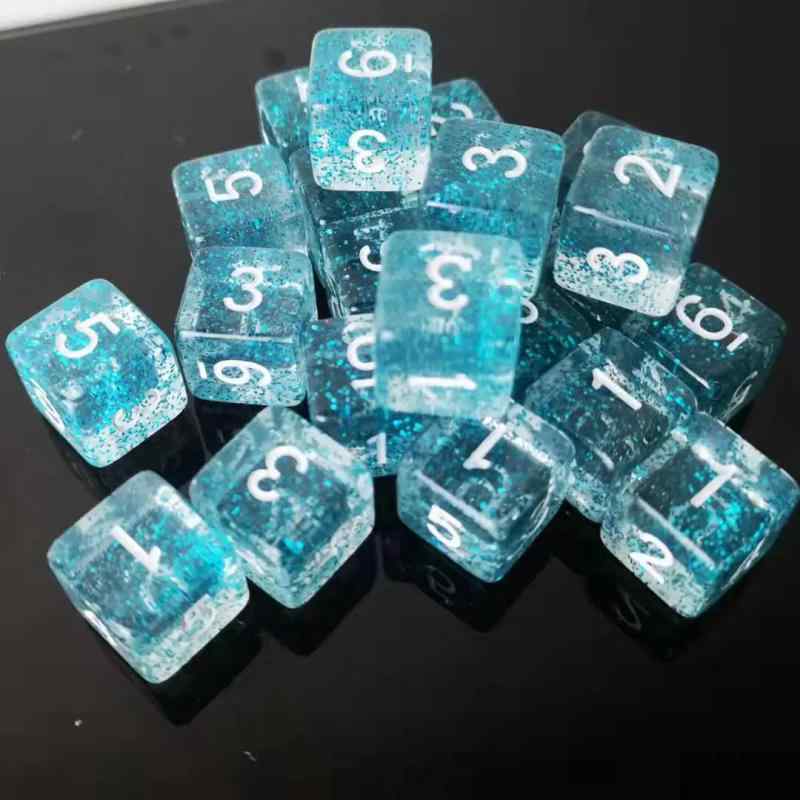 Rakuten - サイコロ チタン合金 金属製 高耐久 軽量 アクセサリー D 6 ダンジョンズ &amp ドラゴンズ D &amp D 6 面 デジタル マジックザギャザリング 小道具 サイコロ 16 MM デジタル 16 サイコロ フラッシュ オニオン グリーンx2