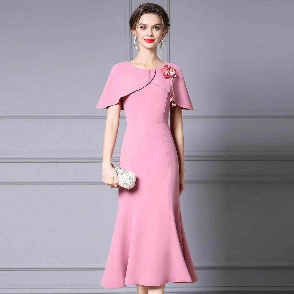 パーティドレス　♪セレブファッション　タイトワンピース　夏新作　半袖　マキシ丈　ビジュー装飾　気品あふれる大人ワンピ　他と被らない　大人エレガント　着痩　大きいサイズあり　結婚式　披露宴　パーティードレス　謝恩会　上品　優雅　お呼ばれ　OL【送料無料】