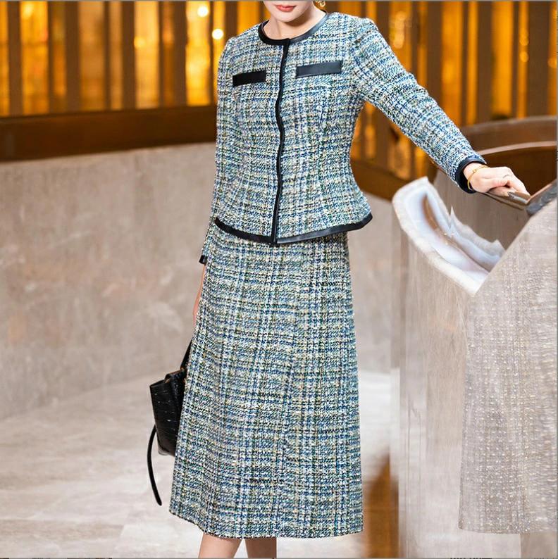 パーティドレス ♪セレブファッション ワンピーススーツ セットアップ 秋冬新作 長袖 ウール 高級素材 クールにスタイリッシュに 他と被らない 大人エレガント 着痩 大きいサイズあり 結婚式披露宴パーティードレス謝恩会上品優雅お呼ばれ二次会OL【送料無料】