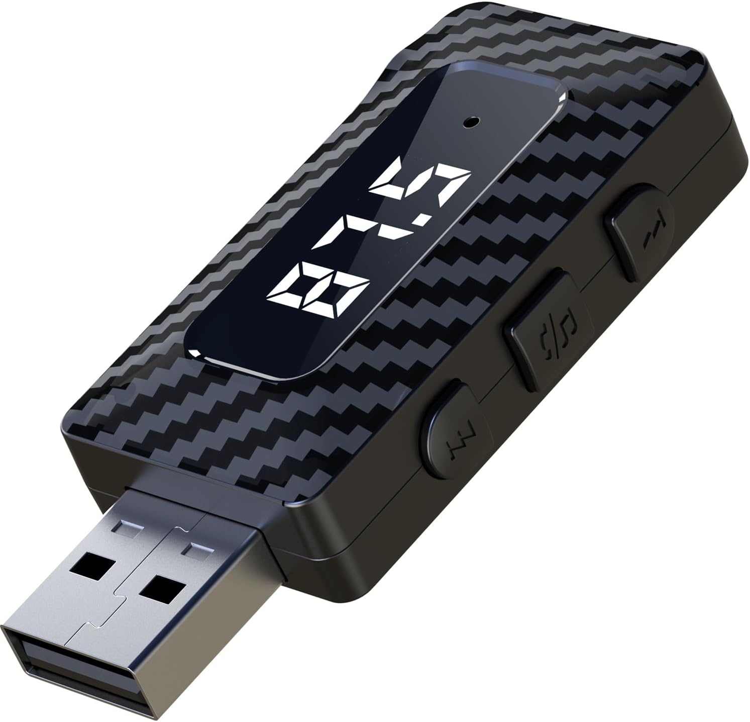 bluetooth 車 USBポートに接続できるBluetooth レシーバー ぶるーつーす送信機 LEDデジタルディスプレイ『TFカード 3つのモード』Bluetooth受信/送信に対応 ハンズフリー通話対応