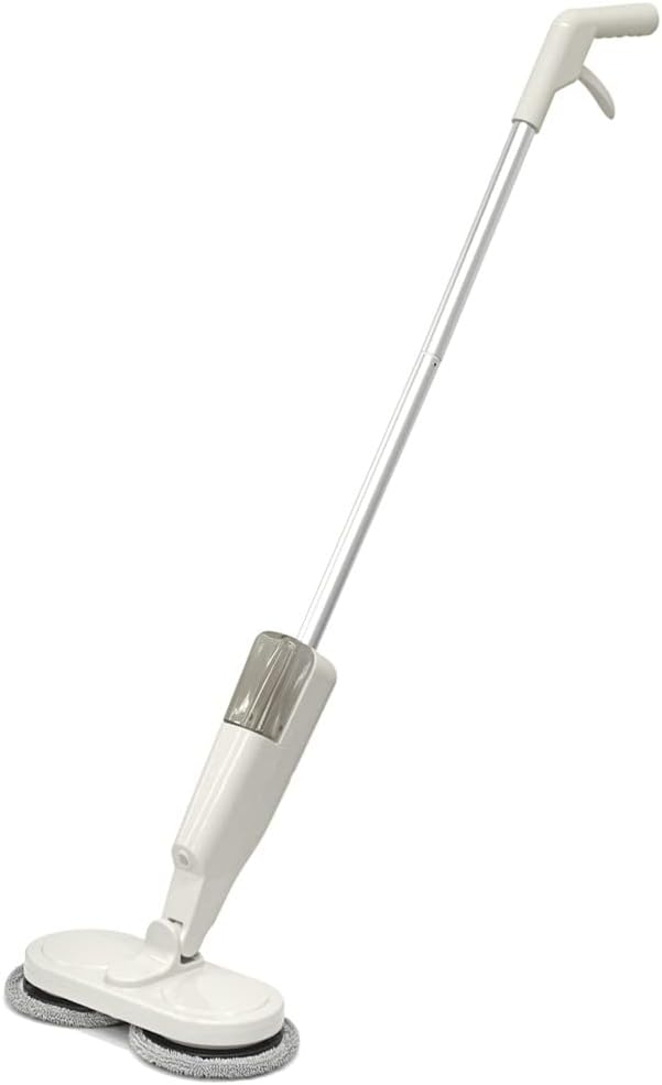 コードレス 電動モップ 水噴射 自動 LED搭載 コードレス回転モップクリーナー コードレス電動 モップ ..