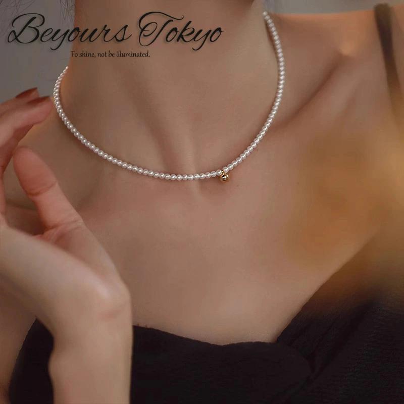 ショート パール 小粒 5mm チョーカー パールネックレス 結婚式 フォーマル パーティー シンプル 大人 上品 K14 14金 アクセサリー レディース エレガント 普段使い 入学式 入園式 卒業式 卒園式 二次会 お呼ばれ 女性 彼女 母の日 誕生日 ギフト プレゼント