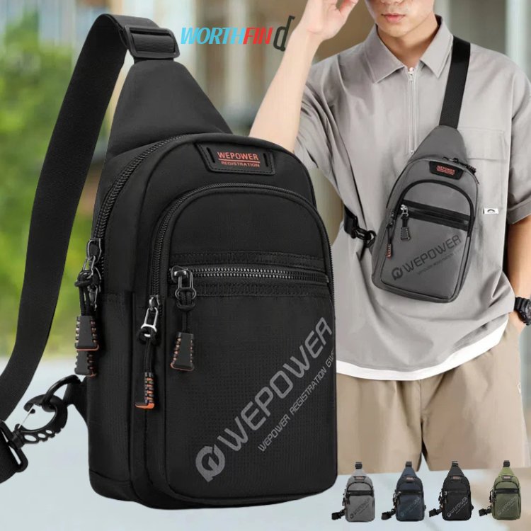 POWER ボディバッグ メンズ 大容量 ナイロン ショルダーバッグ 型崩れしない 鞄 超軽量多機能 斜めがけ 肩掛け 防犯 撥水 おしゃれ かっこいい 丈夫 頑丈 耐久性 軽い カバン 通勤 通学 お出かけ