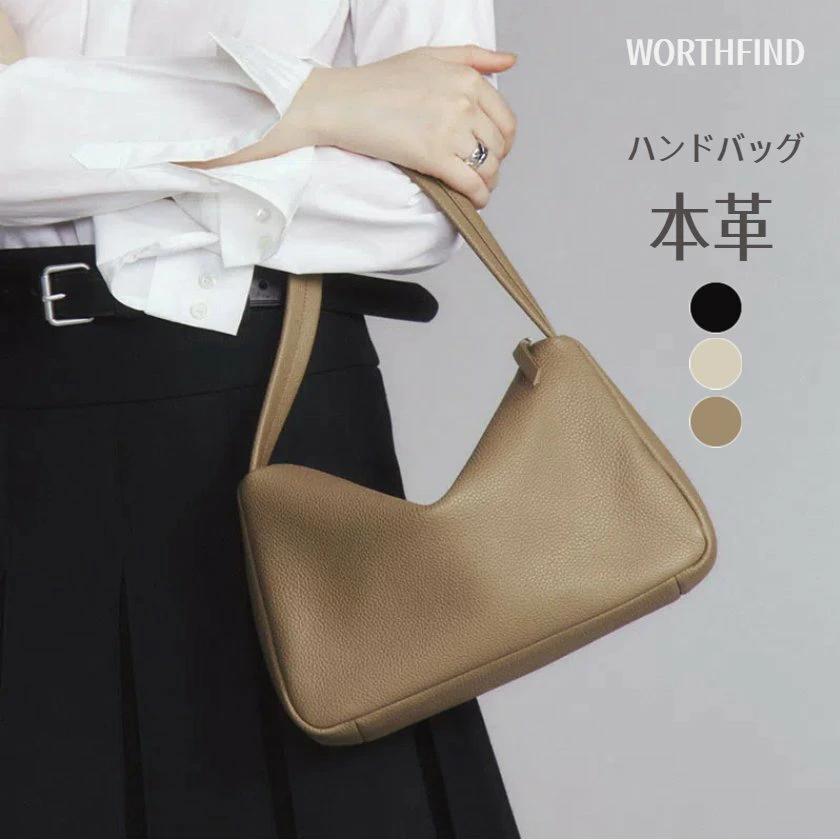 Rakuten - ハンドバッグ レディース 大容量 本革バッグ本革 ハンドバッグ セレモニーバッグ レディース トートバッグ 手提げバッグ 小さめ 肩掛け レザーバッグ 通勤バッグ シンプル カジュアル 軽量 おしゃれ 高見え きれいめ 仕事バッグ 大人 かばん 鞄