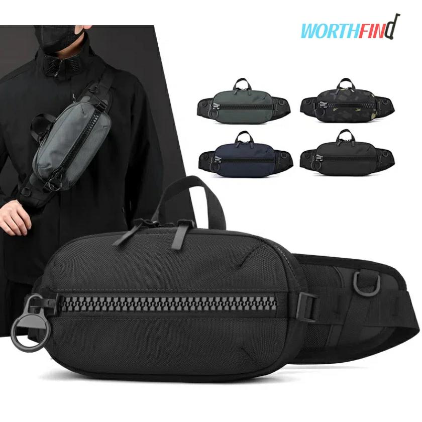 Rakuten - WE POWER ボディバッグ メンズ ウエストバッグ ウエストポーチ 型崩れしない 超軽量 大容量 多機能 斜めがけ 肩掛け 防犯 撥水 おしゃれ かっこいい 丈夫 頑丈 耐久性 軽い カバン お出かけ 通勤 通学 おすすめ