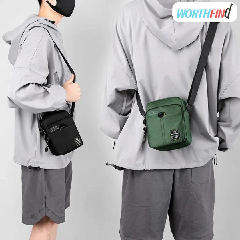 Rakuten - WE POWER ショルダーバッグ メンズ 型崩れしない 斜めがけ 肩掛け 超軽量 大容量 多機能 撥水 おしゃれ かっこいい 丈夫 頑丈 耐久性 軽い カバン カジュアル おしゃれ お出かけ 通勤 通学 男女兼用 おすすめ