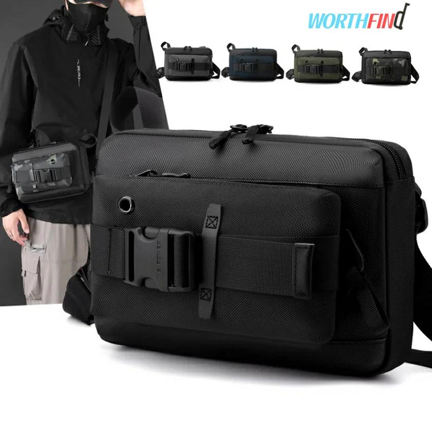 WE POWERショルダーバッグ メンズ ボディバッグ 斜めがけ ウエストバッグ 鞄 大容量 軽量 防水 おしゃれ 斜めがけバッグ メンズ 肩掛けバッグ 多機能 自転車 旅行 3層収納スペース 防犯 撥水 おしゃれ かっこいい 丈夫 頑丈 耐久性 軽い カバン