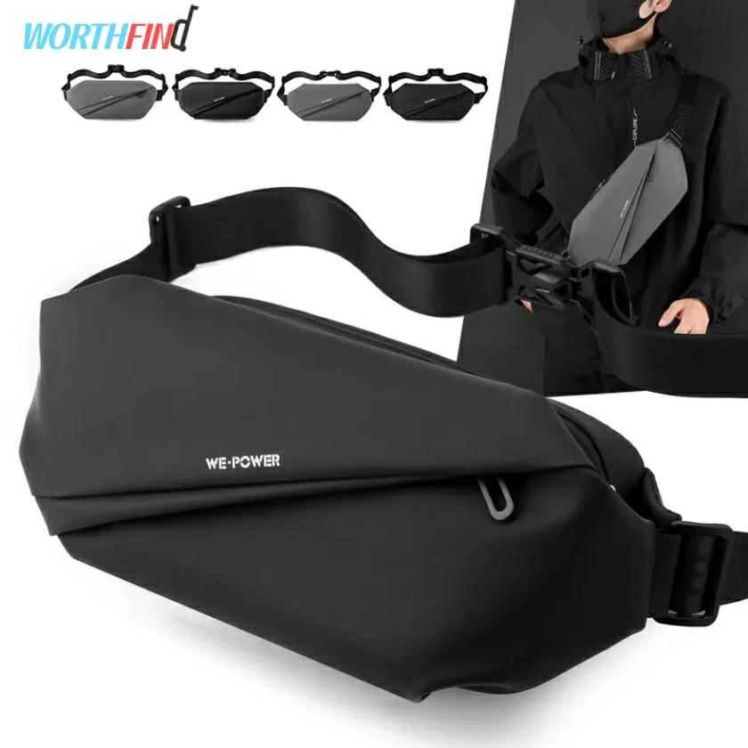 WE POWER ショルダーバッグ メンズ ボディバッグ 3way ウエストバッグ ウエストバッグ 鞄 肩掛けバッグ 斜めがけ ポーチ 小さめ 軽量 ミニ miniメッセンジャーバッグ 手提げバッグ ハンドル 多機能 出張 旅行 通勤 撥水 ワンショルダーバッグ 多層収納