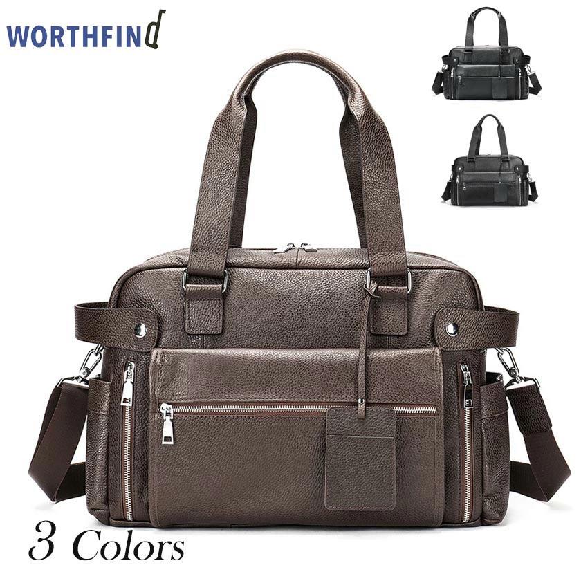 ビジネスバッグメンズ本革厳選牛革レ...