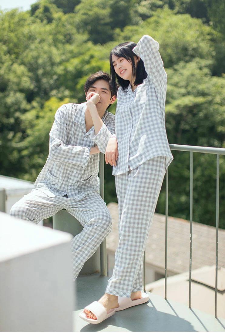 パジャマ 上下セット シルク調サテン地 ペアパジャマ 