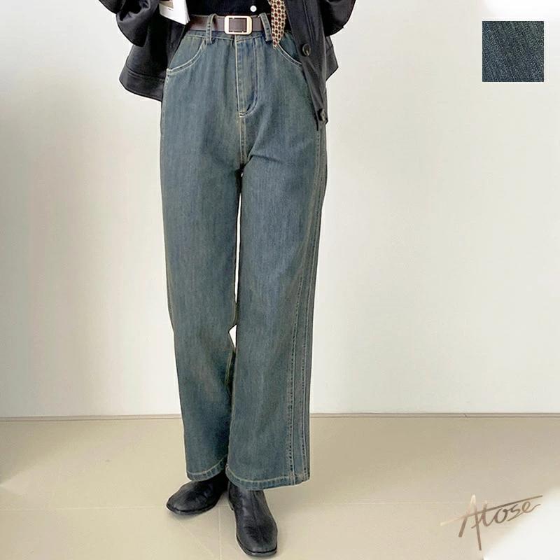 Full Wigs （Male） - デニムパンツ レディース ストレートデニム ゆったり 大きいサイズ 美脚 脚長 大人 カジュアル 秋 冬 大きめ ハイウエスト ゆったり 体型カバー ストレート カジュアル 韓国ファッション 低身長＆高身長さんサイズ 20代 30代 40代 ラクなのに美脚見え 綺麗 きれいめ 通勤