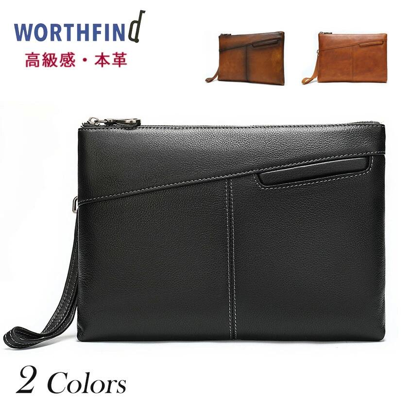 Rakuten - クラッチバッグ メンズ 本革 厳選牛革 レザー 小さめ おしゃれ ミニバッグ パール ハンドバッグ ビジネス 冠婚葬祭 カジュアル フォーマル おしゃれ 高級感 ファスナー 男性 黒 ブラック ギフト