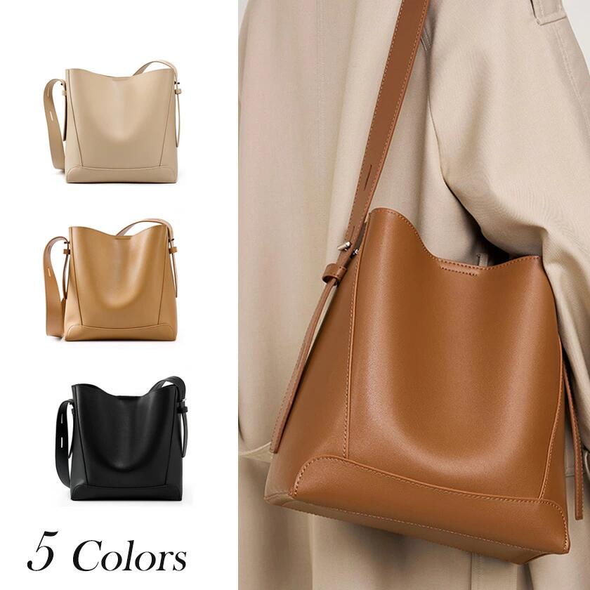 ショルダーバッグ レディース 大容量 斜め掛けバッグ 牛革 本革 レザー 肩掛けバッグ バッグ 2way かわいい 通勤 女子 旅行 大人 主婦 スマホ収納 シンプル オシャレ アウトドア　通勤バッグ(4.0)