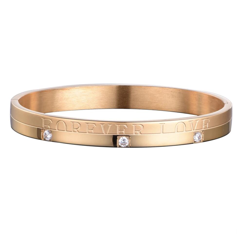 【送料無料】 バングル ブレスレット ステンレス カブ レディース メンズ 贅沢 スチール 刻印 カップル カフ ジュエリー 結婚式 ウェディング 永遠 kpop ギフト