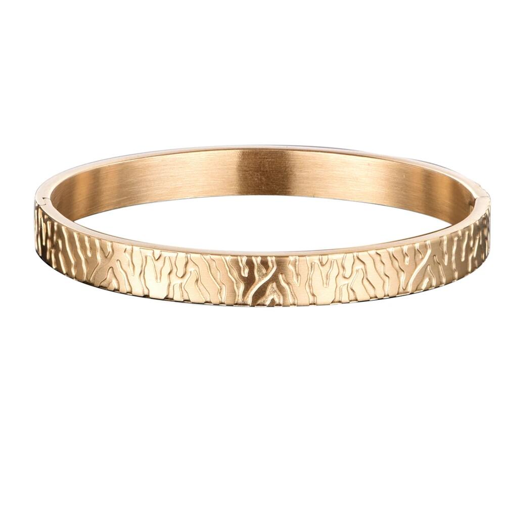 【送料無料】 バングル ブレスレット ステンレス カブ レディース メンズ 新しい スチール 刻印 イレギュラー 形 シェープ カップル カフ ジュエリー