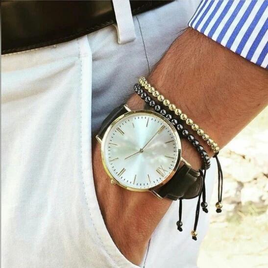 【送料無料】 ブレスレット ラウンド ビーズ ロープ レディース メンズ ブレーディング マクラメ ガール 4mm ラップ ジュエリー ホンブレス