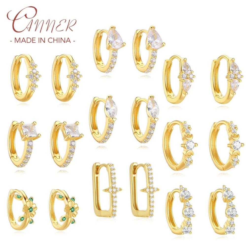 【送料無料】 ピアス 緑 グリーン 花 フラワー ジルコニア ビンテージ ゴールド シルバー スクエア イ..