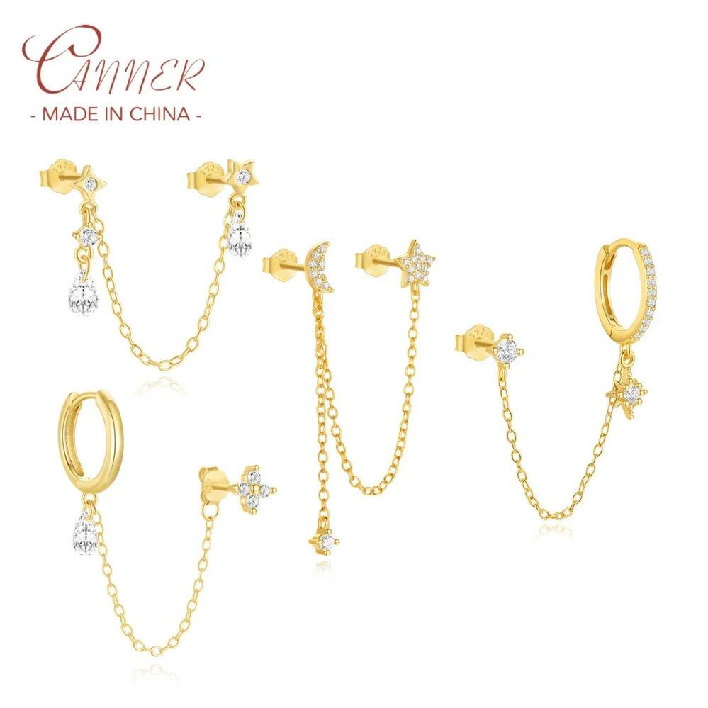 【送料無料】 ペンダント ピアス ジルコニア クローバー ゴールド シルバー サークル ドロップ プラント ムース 木の葉 リーフ 植物 星 レディース 1個 925 4 スムーズ 18K イレギュラー ジルコン スター 要素