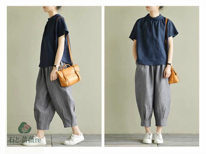 リネン シャツ ブラウス レディース かわいい 可愛い 半袖 フレンチスリーブ トップス プルオーバー カジュアル シャツ ブラウス ギャザー 大きいサイズ 体型カバー ゆったり 通勤 OL オフィス 無地 夏 カジュアル シンプル 可愛い 大人 ナチュラル 快適 着回し 麻