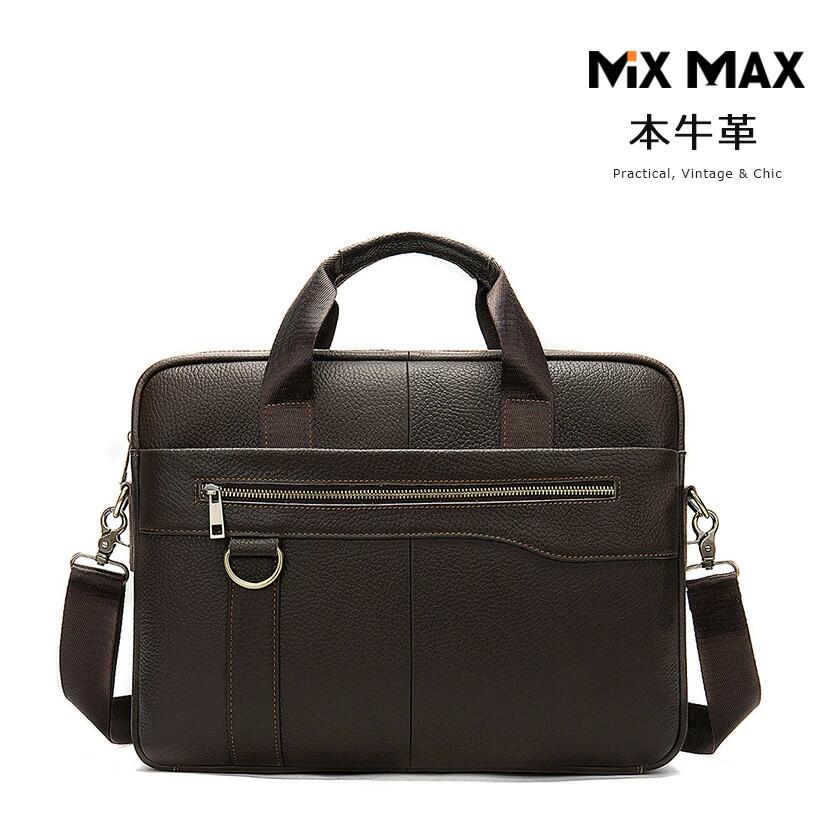 厳選牛革 ビジネスバッグ ショルダーバッグ ブリーフバッグ メンズ 出張 ビジネス 鞄 斜め掛け 大容量 ..