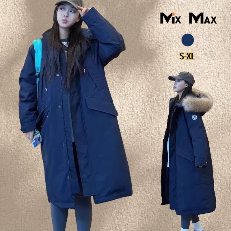 レディース 膝丈 ファーフード付き ロング丈 モッズコート ロングコート 中綿ジャケット 抜け感 ダウンジャケット ダウンコート 防寒 防風 厚い 厚手 冬 大きいサイズ 着痩せ 無地 暖かい 冬服 軽量 防寒 厚手