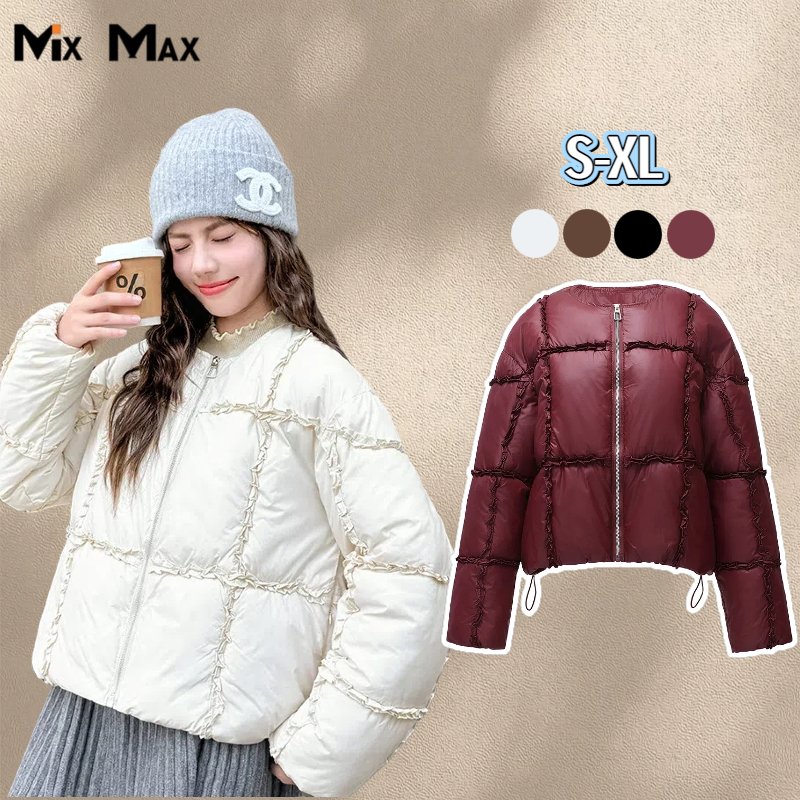 レディース 中綿コート かわいいジャケット ショート丈 抜け感 ライトジャケット 防寒コート 中綿 冬 防寒 防風 厚手 ゆったり 韓国風 保温 大きいサイズ ダウンジャケット ダウンコート アウター 長袖 暖かい 冬服 防寒着