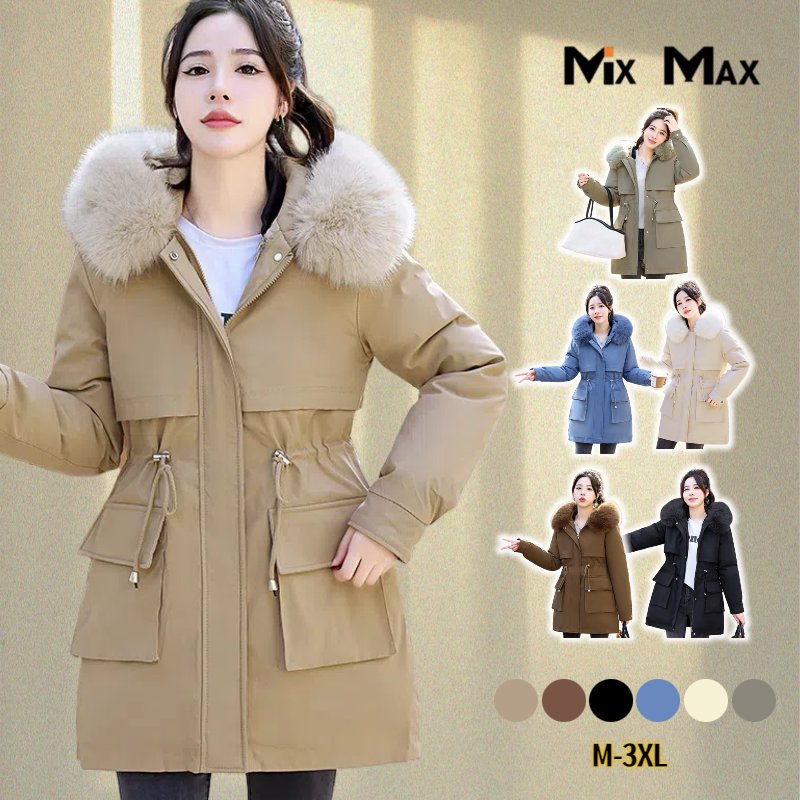 レディース 中綿コート ライナー付き ファーフード付き 3way 取り外しインナー 秋冬コート ダウンジャケット 暖かい ポケット ミディアム丈 中綿ジャケット ゆったり 冬服 防寒着 保温 着痩せ 軽量 通気 防風 柔らかい 通勤 通学