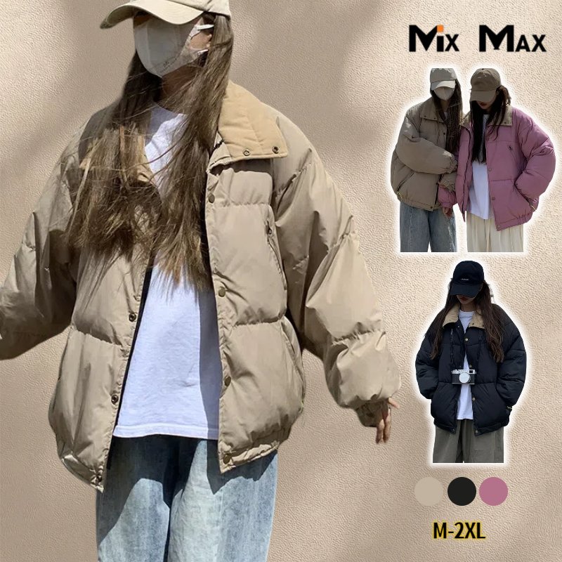 レディース 中綿コート ショート丈 抜け感 スタンドカラー ライトジャケット 防寒コート 中綿 冬 防寒 防風 厚手 ゆったり 韓国風 保温 大きいサイズ ダウンジャケット ダウンコート アウター 長袖 暖かい 冬服 防寒着