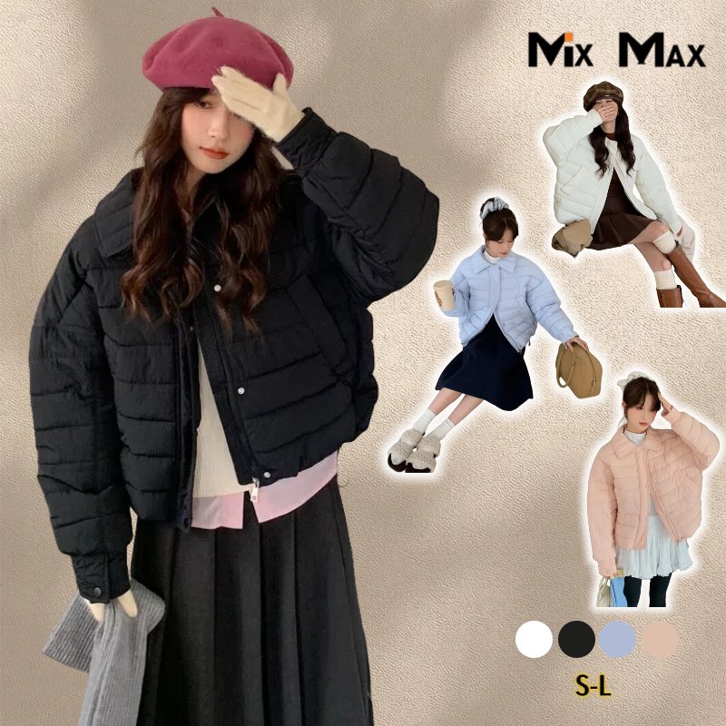 レディース 中綿コート ショート丈 抜け感 ライトジャケット 薄手 防寒コート 軽量 中綿 冬 防寒 防風 ゆったり 韓国風 保温 大きいサイズ ダウンジャケット ダウンコート 着痩せ アウター 長袖 暖かい 冬服 防寒着