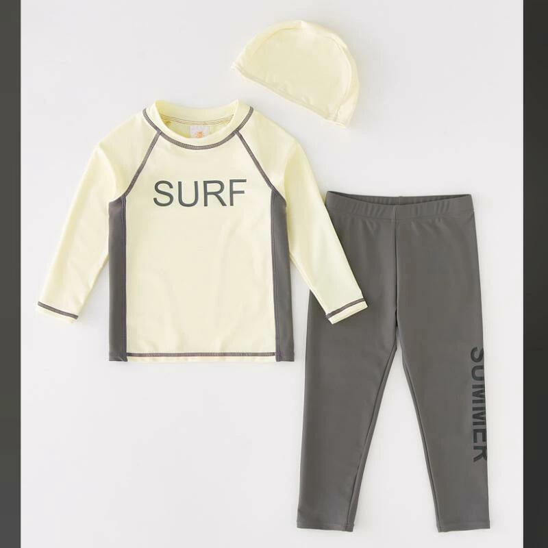 水着 キッズ 男の子 長袖ラッシュガード セパレート UVカット 日焼け防止 スイムウェア ボーイズ 水泳 海水浴 プール