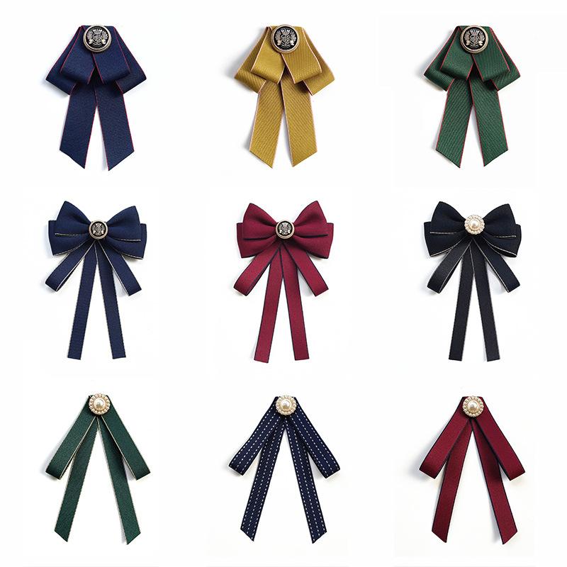 領花 子供用 学生用 蝶ネクタイ 制服 работ 工作服 シャツ アクセサリー 黒 赤 青 ストライプ ドット 水玉 男女兼用 ワンタッチ 簡単