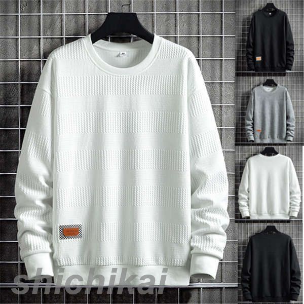 WILLS 秋冬THOM 柔らかい 丸襟 トップス クルーネック パーカー スウェットシャツ プルオーバー 秋服 tシャツ 長袖 トレーナー