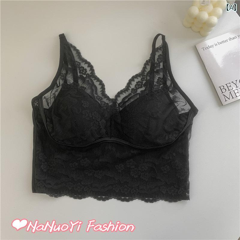 レディース かわいい ブラック インナー トップス 春夏 キャミソール コーヒー色 美背 肌見せ レース 秋冬 フレンチ ホワイト ポリエステル ベージュ 2