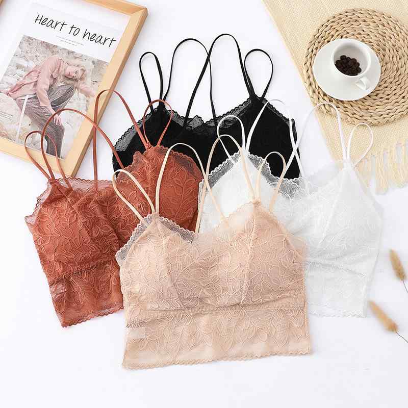 レディース キャミソール ノンワイヤー パープル レース ブラトップ ?????????ブラ Vネック 白 黒 オレンジ系 伸縮性 接触冷感 吸湿速乾