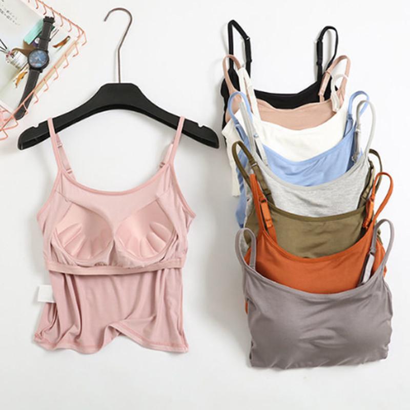 ショート丈 タンクトップ 白 麻 インナー へそ出し 豆ピンク カーキ ヨガ 濃いグレー 秋冬 カップ付き カラメル色 一年中 モダール グレー スポーツ 空色 レディース ベージュ 黒 春夏