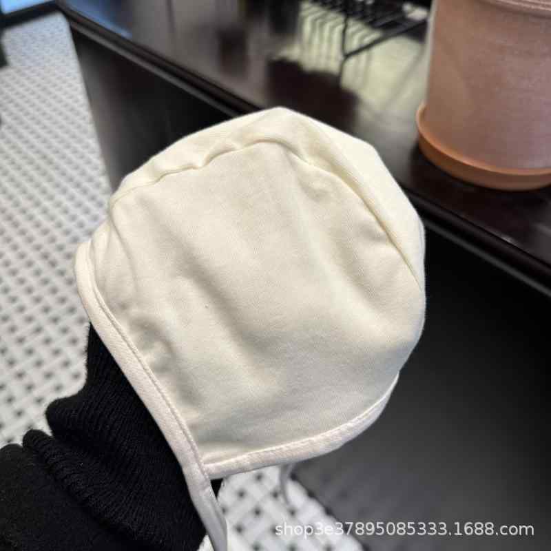 樂天商城 - ウサギ耳 薄手 日よけ 1歳(x2) 耳保護 かわいい 包頭帽子 防風 韓国風 春秋 ベビー帽子 0歳 あご紐付き 乳幼児 綿