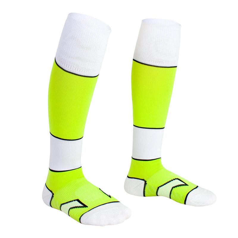 ランニング 子供 吸汗 スポーツソックス オールシーズン サッカー 高筒 男性用 女性用 蛍光グリーン マラソン サイクリング テニス キャンプ バレーボール 春夏秋冬 靴下