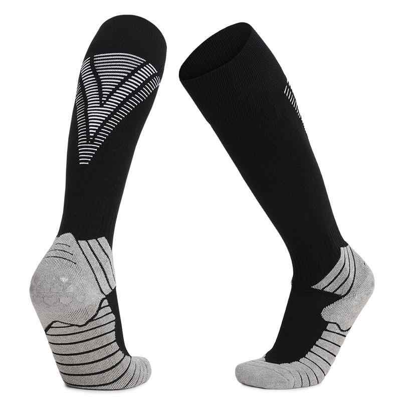 厚手 サッカー ジュニア 子供用 ソックス パイル地 滑り止め ボーイズ 靴下 幾何学模様 ガールズ スポーツ キッズ