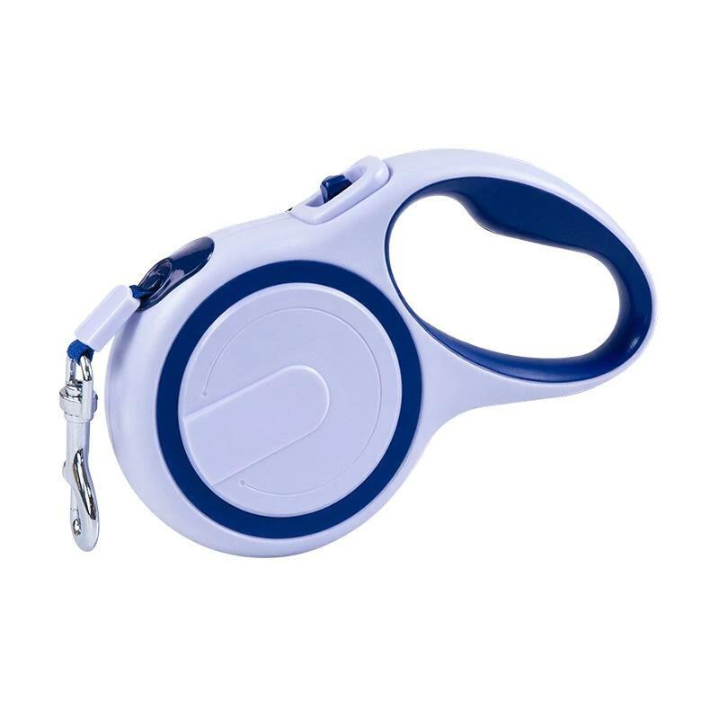 Rakuten - レッド 伸縮式 犬 3M 中型犬 ペット用品 散歩 5M 小型犬 リード ブルー ナイロン製 訓練 ホワイト